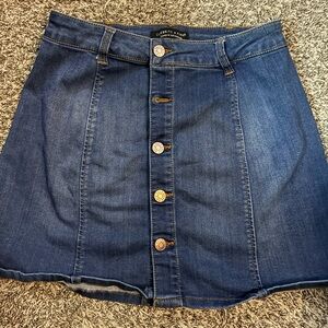 Celebrity Pink Blue Denim Mini Skirt size 5